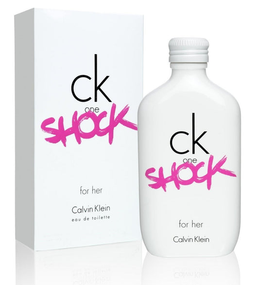 Calvin Klein CK One Shock For Her Eau de Toilette 200ml, & 100ml Spray - Peacock Bazaar