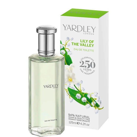 YARDLEY Lily of the Valley EDT 125ml & 50ml - Peacock Bazaar