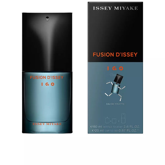 Issey Miyake Fusion d'Issey IGO Eau de Toilette 80ml Spray + 20ml Cap To Go - Peacock Bazaar