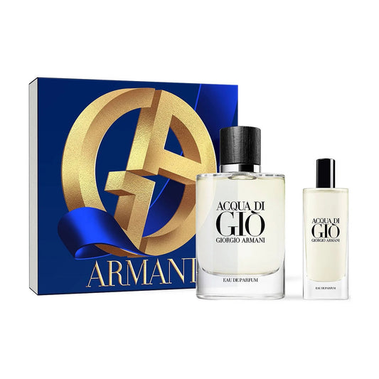 Giorgio Armani Acqua di Giò Eau de Parfum Gift Set 75ml EDP - 15ml EDP - Peacock Bazaar