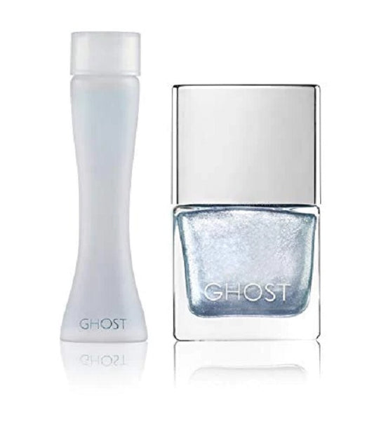 Ghost Original Gift Set 5ml EDT - 10ml Ghost Metallic Blue Nail Polish - Peacock Bazaar