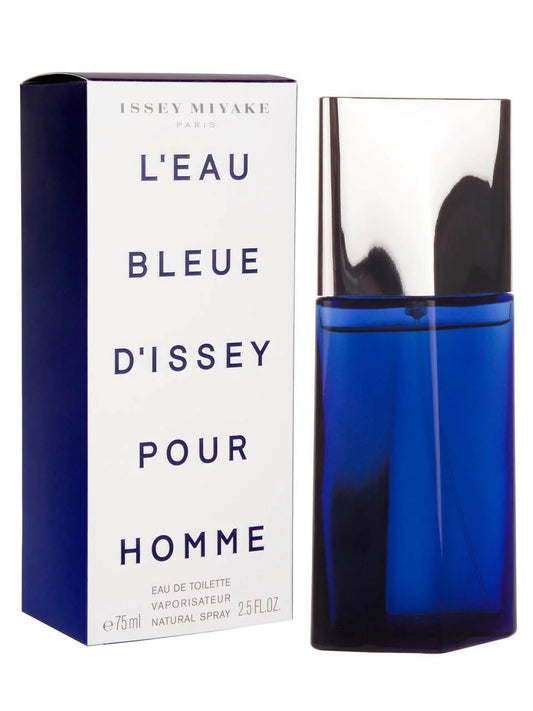 Issey Miyake L'Eau Bleue d'Issey Pour Homme Eau de Toilette 75ml Spray - Peacock Bazaar
