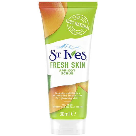 St. Ives Fresh Skin Invigorating Apricot Face Scrub 12 x 30ml - Peacock Bazaar