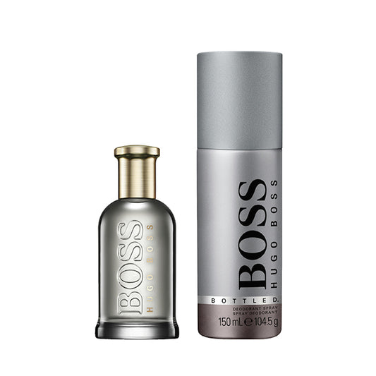 Hugo Boss Boss Bottled Eau de Parfum Gift Set 50ml EDP - 150ml Deodorant Spray - Peacock Bazaar