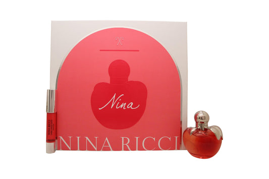 Nina Ricci Nina Gift Set 50ml EDT - 2.5g Its Lipstick - Iconic Pink - Peacock Bazaar