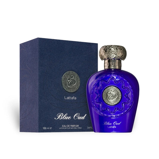 Lattafa Perfumes Blue Oud Eau de Parfum 100ml Spray - Peacock Bazaar
