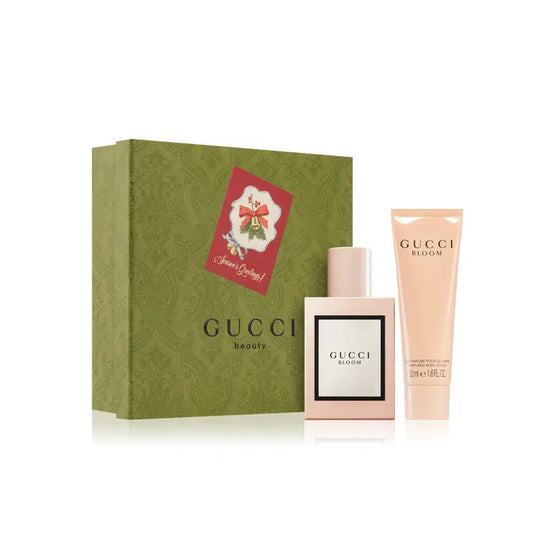 Gucci Bloom Gift Set 50ml EDP - 50ml Body Lotion - Peacock Bazaar
