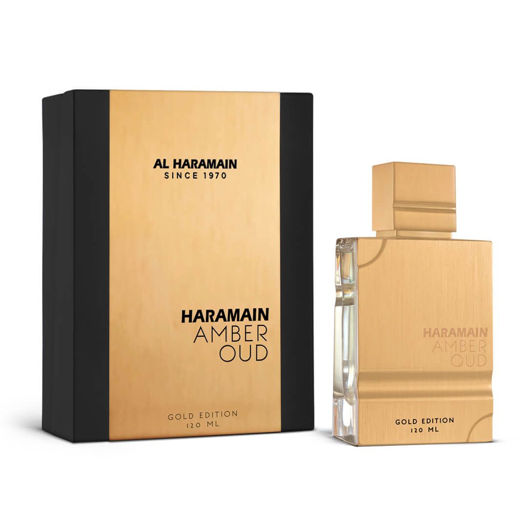 Al Haramain Amber Oud Gold Edition Eau de Parfum 120ml, & 60ml Spray - Peacock Bazaar