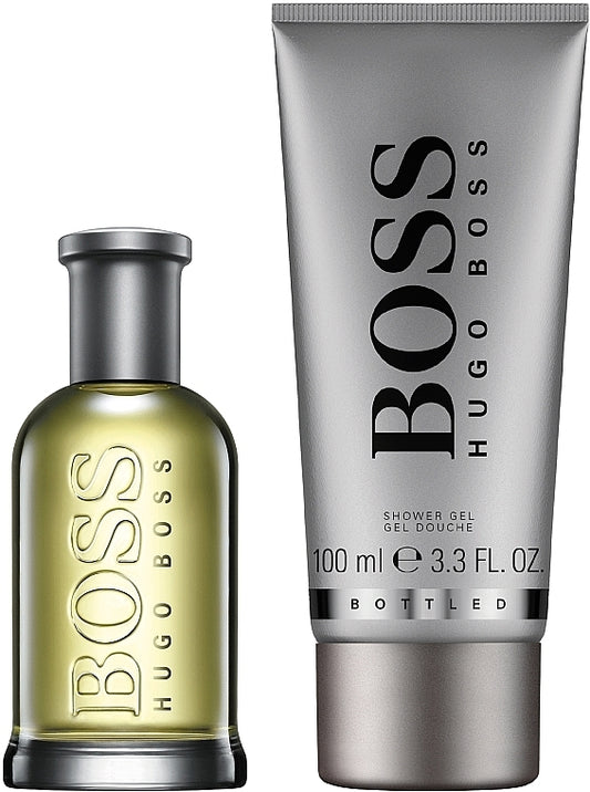 Hugo Boss Boss Bottled Gift Set 50ml EDT - 100ml Shower Gel - Peacock Bazaar