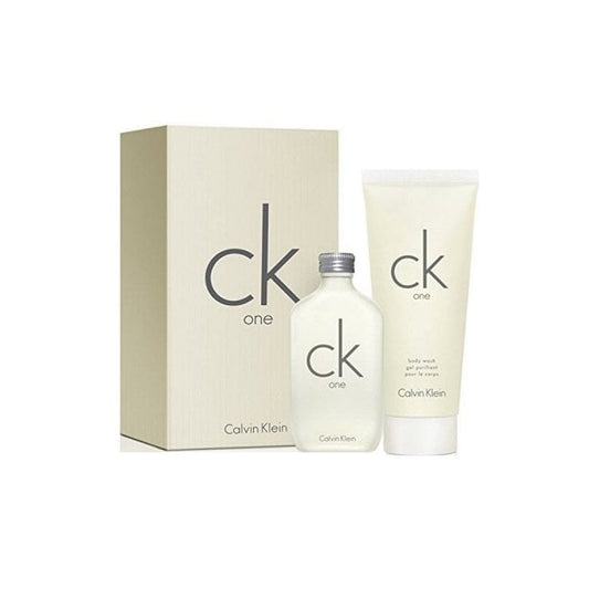Calvin Klein CK One Gift Set 50ml EDT - 100ml  Shower Gel - Peacock Bazaar