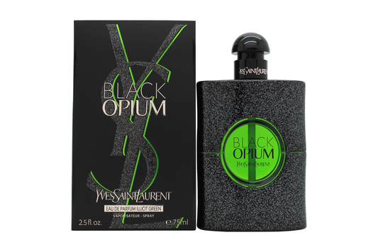 Yves Saint Laurent Black Opium Illicit Green Eau de Parfum 75ml Spray - Peacock Bazaar