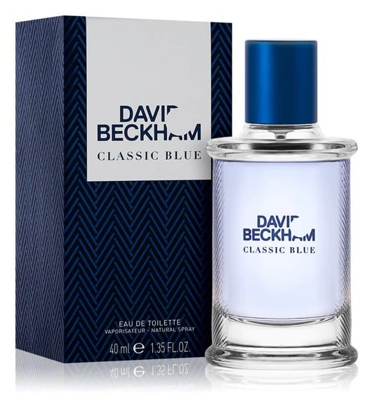 David Beckham Classic Blue Eau de Toilette 40ml Spray - Peacock Bazaar