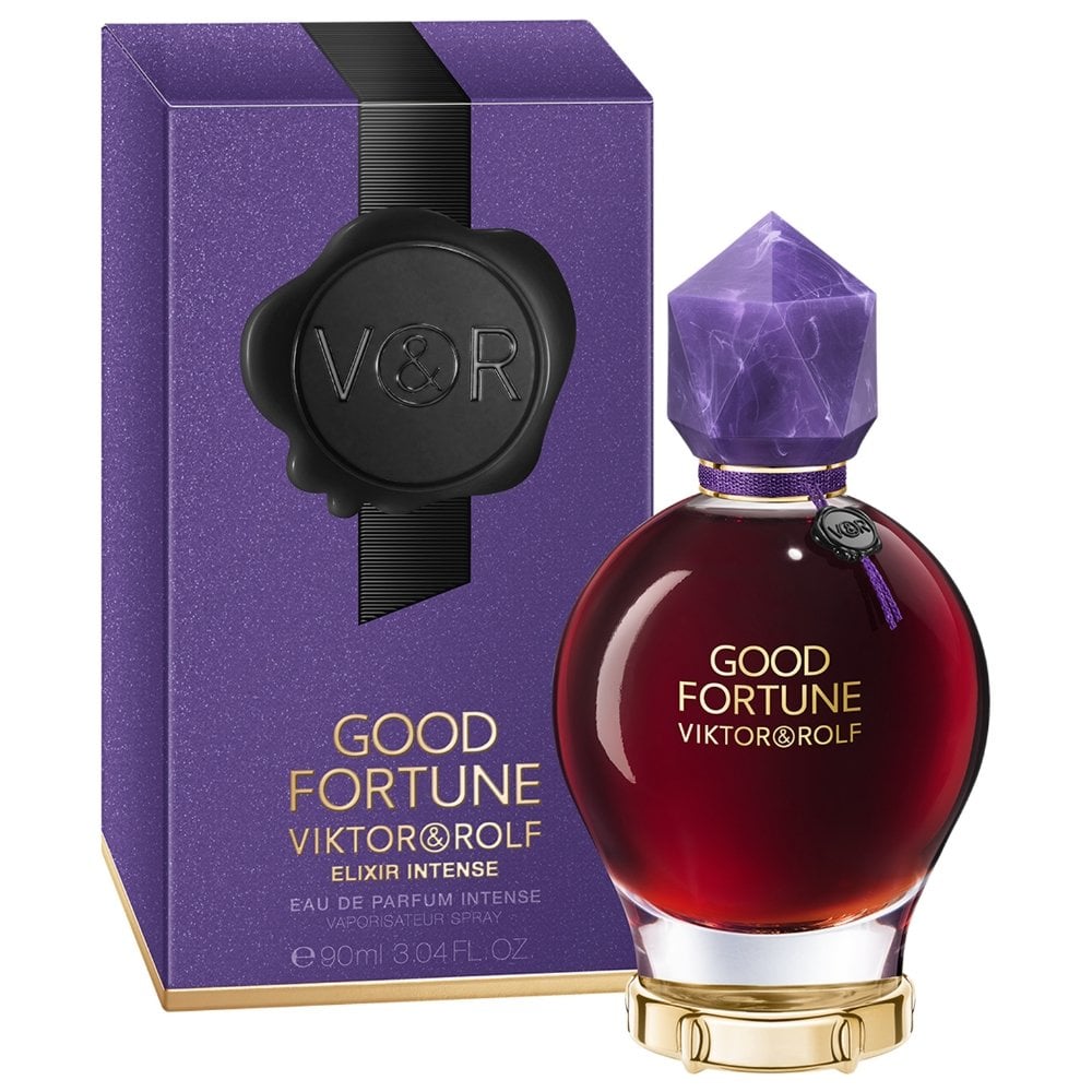 Viktor & Rolf Good Fortune Elixir Intense Eau de Parfum 90ml, & 50ml Spray - Peacock Bazaar