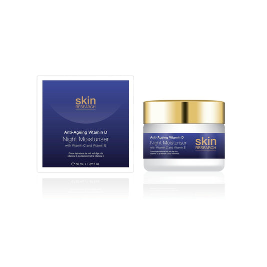Skin Research Anti-Ageing Vitamin D Night Moisturiser 50ml - Peacock Bazaar