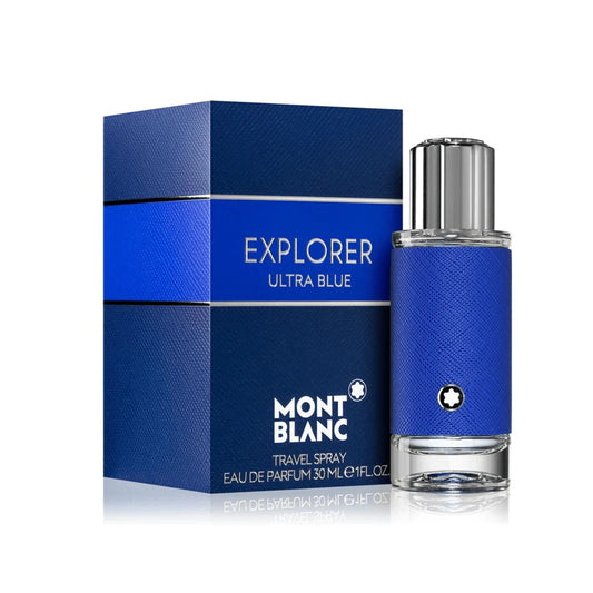 Mont Blanc Explorer Ultra Blue Eau de Parfum 100ml, 60ml & 30ml Spray - Peacock Bazaar