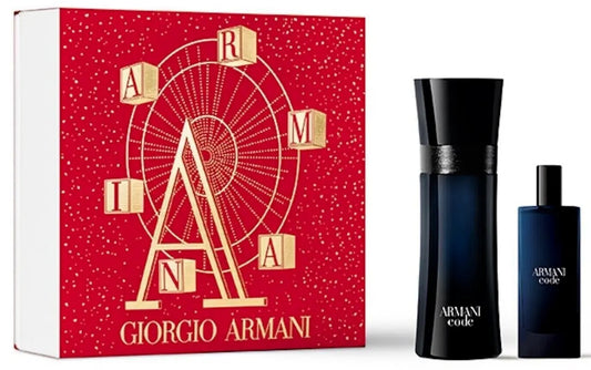 Giorgio Armani Code Gift Set 50ml EDT - 15ml EDT - Peacock Bazaar