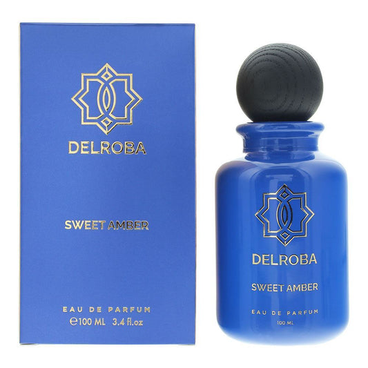 Delroba Parfums Sweet Amber Eau de Parfum 100ml Spray - Peacock Bazaar