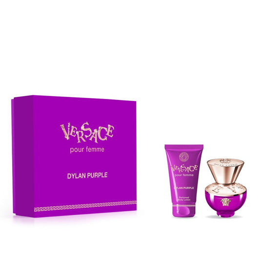 Versace Pour Femme Dylan Purple Gift Set 30ml EDP - 50ml Body Lotion - Peacock Bazaar