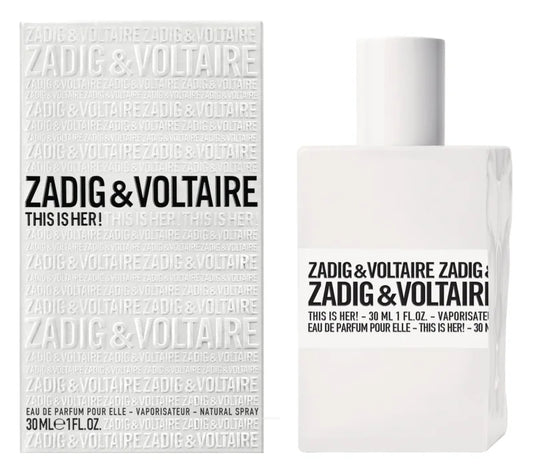 Zadig & Voltaire This is Her Eau de Parfum 30ml Spray - Peacock Bazaar