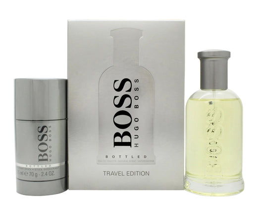 Hugo Boss Boss Bottled Gift Set 100ml EDT - 75ml Deodorant Stick - Peacock Bazaar