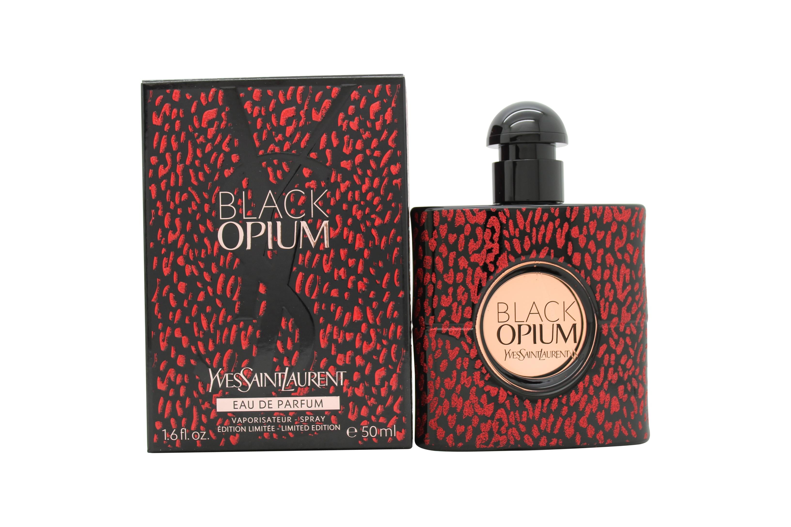 Yves Saint Laurent Black Opium Eau de Parfum 50ml Spray - Baby Cat Collector Edition - Peacock Bazaar