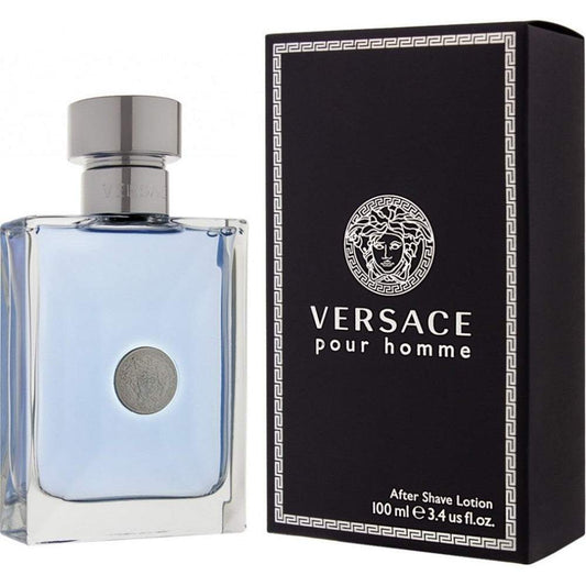 Versace New Homme Aftershave Lotion (Splash) 100ml - Peacock Bazaar
