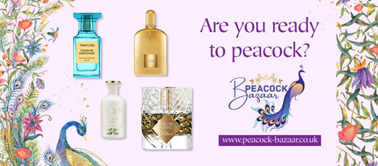 Explore luxury fragrances at Peacock Bazaar