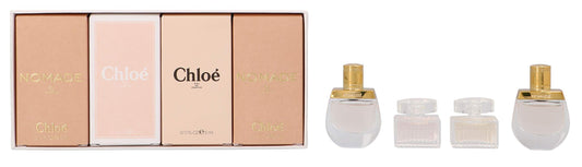 Chloe Le Parfums Gift Set 4 Pieces (2 x 5ml Nomade EDP1 x 5ml Chloe EDP1 x 5ml Chloe EDT) - Peacock Bazaar