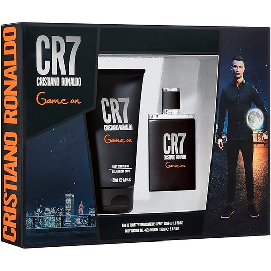 Cristiano Ronaldo CR7 Game On Gift Set 50ml EDT Spray - 150ml  Shower Gel - Peacock Bazaar