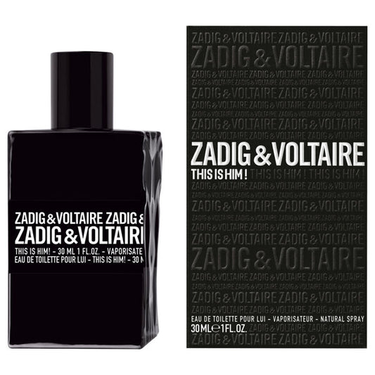 Zadig & Voltaire This is Him Eau de Toilette 30ml Spray - Peacock Bazaar