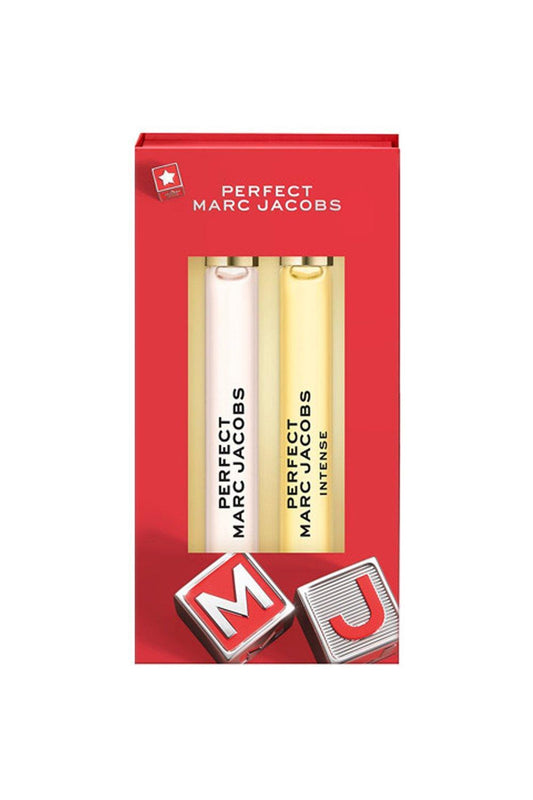 MARC JACOBS Perfect Purse Pen Gift Set 10ml Perfect EDP - 10ml Perfect Intense EDP - Peacock Bazaar