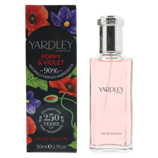 YARDLEY Poppy & Violet EDT 125ml & 50ml - Peacock Bazaar
